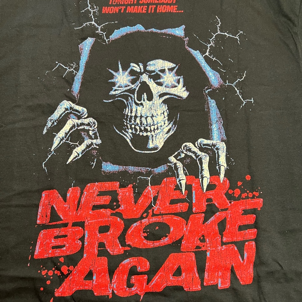 Never Broke Again t-shirt Somebody won’t make it home black size L & XL